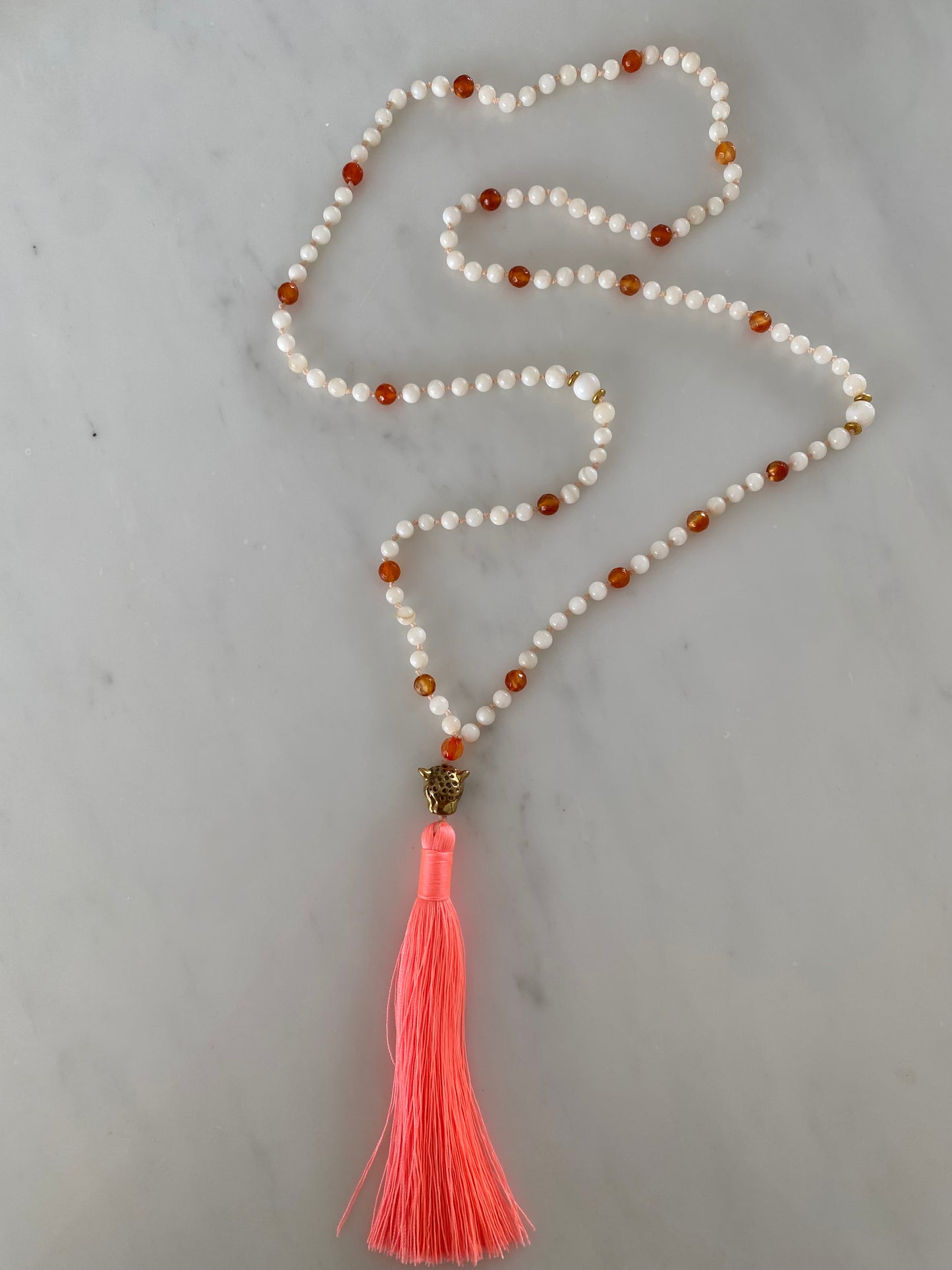 CORAL ISLAND BEACH LEO TASSEL